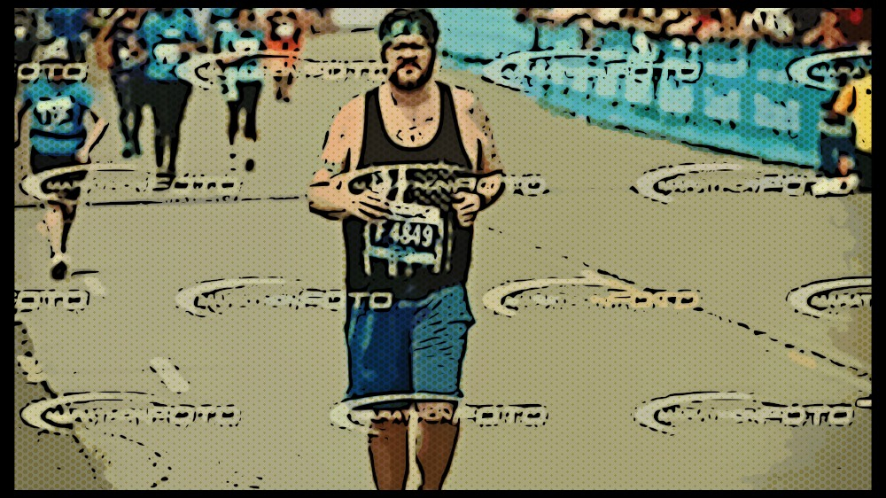 Collin Running!